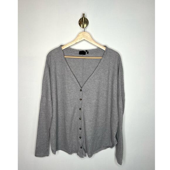 Out From Under Urban Outfitters Waffle Knit Cardigan - Picture 1 of 4